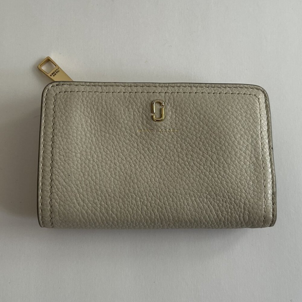 MARC JACOBS Bifold leather pebble zipper Wallet Women's M0015120106 5 5/8" L.